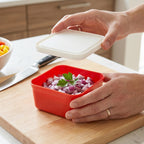 Mini Plastic Food Storage Container With Lid Set (3 Pc)