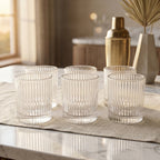 Premium Crystal Glass Tumbler (6 Pc Set 250 Ml Each)