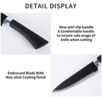 2285 Stainless Steel Knife Set With Chef Peeler And Scissor (6 Pieces)