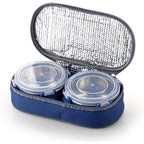 Ganesh Neo Twin 400 Lunch Box Set With Insulated Carry Bag (1 Set)